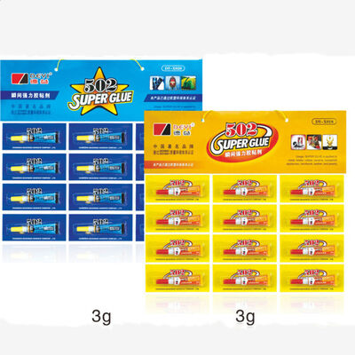 Adhesivo de cianoacrilato súper instantáneo 502 multifunción