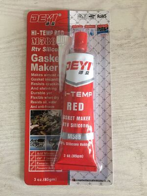 Sellador rojo para fabricante de juntas RTV neutro de alta temperatura M588 de grado industrial para aplicaciones de sellado efectivas y duraderas