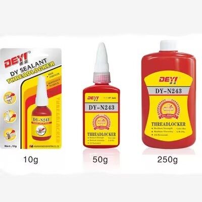 DEYI DY-N243 Fijador de roscas de fácil desmontaje: adhesivo resistente a altas temperaturas y al aceite para acero inoxidable y metales inactivos