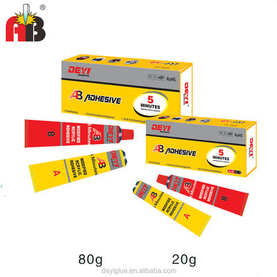 MF líquido grueso C4H6O2 pegamento acrílico AB para una excelente adhesión y resistencia química
