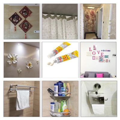 Adesivo para uñas líquido blanco de porcelana para resistencia a las intemperie en la unión de la construcción