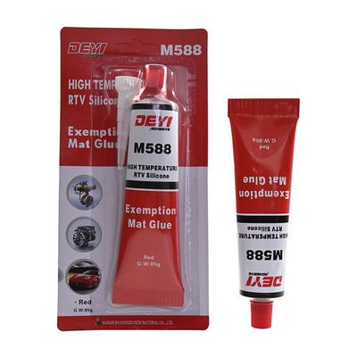 M588 Fabricante de juntas RTV neutrales de alta temperatura en rojo para el sellado industrial
