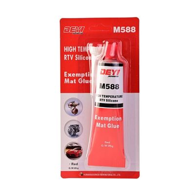 M588 Fabricante de juntas RTV neutrales de alta temperatura en rojo para el sellado industrial