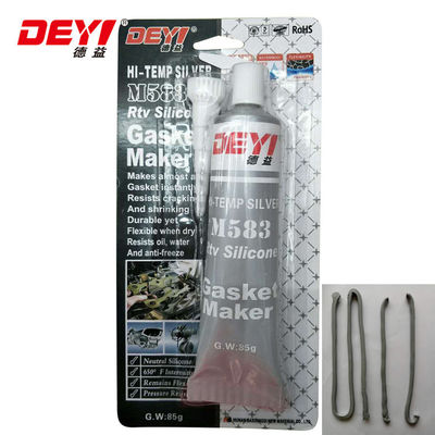 6g/Cm3 Resistencia a altas temperaturas Gris RTV Fabricante de juntas Silicona para llenar huecos