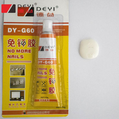 Construcción de adhesivo para todos los propósitos para pared fotográfica sin uñas pegamento líquido sin uñas