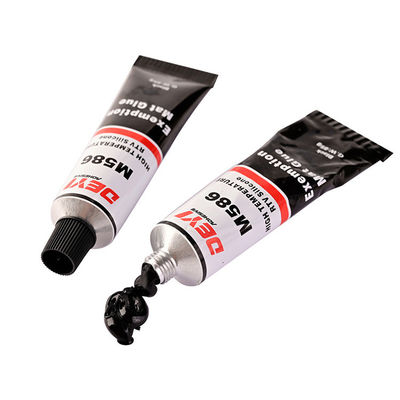 Resistente a los ácidos 85g Fabricante de juntas de selladores de silicona de color negro con certificado SGS
