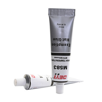 Pegamento de silicona gris de calidad profesional con bajo olor y fórmula no acética