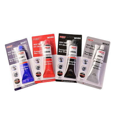 Pegamento de silicona gris de calidad profesional con bajo olor y fórmula no acética