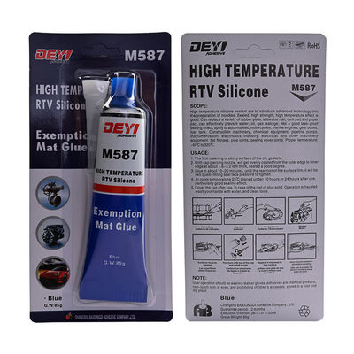 Fabricante de juntas de silicona RTV resistente a las altas temperaturas con certificado SGS