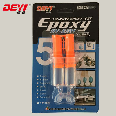 Industria Química Epoxi Adhesivo Kit de resina epoxi Tiempo de curado 5 minutos