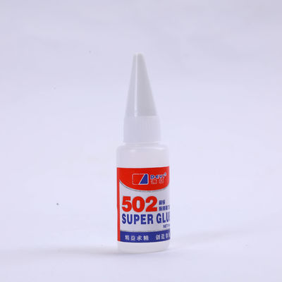 Soluciones de adhesión instantánea Clear 502 Super Glue Adhesivo certificado ISO SGS ROHS MSDS