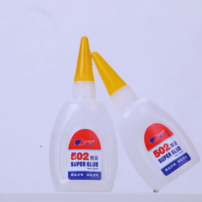 Soluciones de adhesión instantánea Clear 502 Super Glue Adhesivo certificado ISO SGS ROHS MSDS