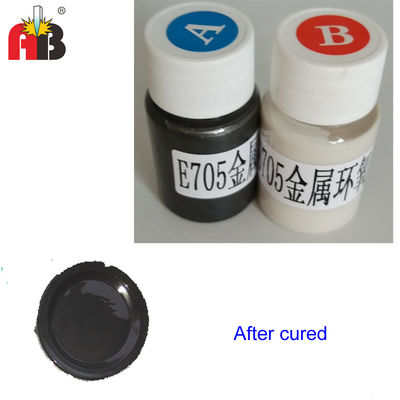 High Strength Epoxy AB Glue with Shear Strength ≥12 in White & Black for Room Temperature Curing