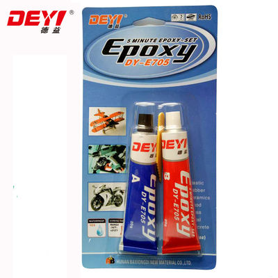 Pegamento epoxi AB de curado rápido de alta resistencia para metal, vidrio y plásticos. Impermeable, resistente a los ácidos