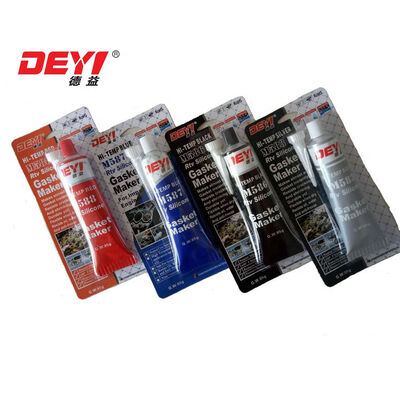 Sellador de silicona RTV gris resistente a altas temperaturas con tiempo de curado completo de 24 horas