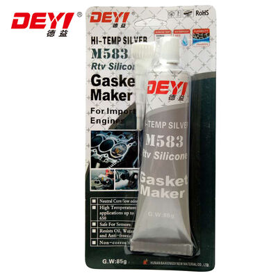 High Temperature 343°C (650F) Silicone Sealant - Corrosion Resistant RTV Gasket Maker with Quick Curing 15-20 Minutes
