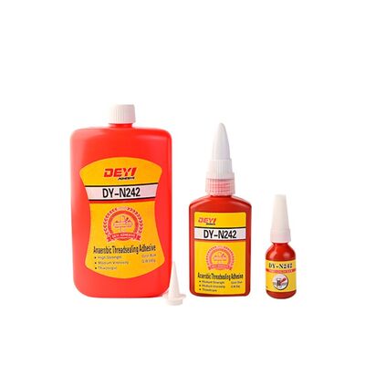 DEYI N242 Adhesivos anaeróbicos de resistencia media azul para fijación de roscas de tuercas y pernos