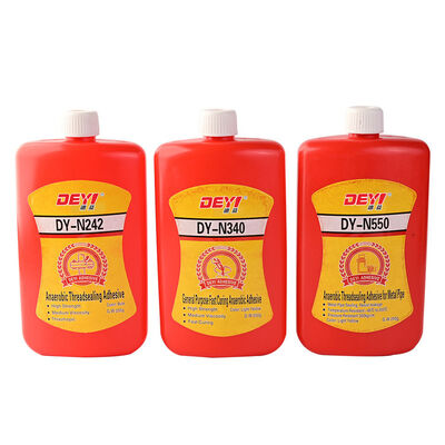 DEYI N340 Pegamento anaeróbico al por mayor para fijación de roscas, amarillo claro