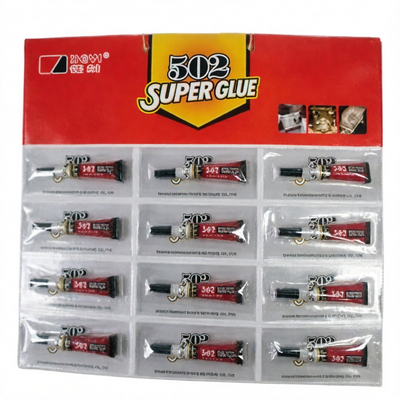 12pcs 3g 502 Super Glue Industrial Strength Adhesive Provides Durable and Strong Adhesion on Various Surfaces