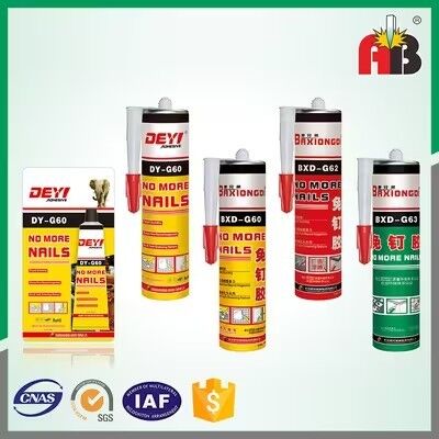 Pegamento antihongos de fuerte adherencia: adhesivo para la construcción con fórmula líquida sin solventes