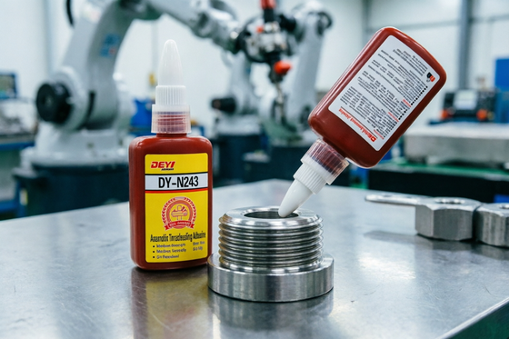 DEYI DY-N243 Filamento resistente a altas temperaturas y aceite - adhesivo de fácil desmontaje para sustratos menos activos