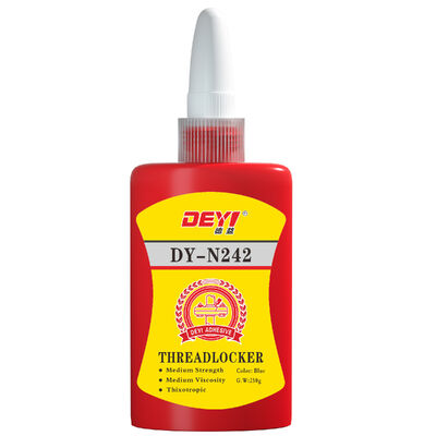 N242 Removable Anaerobic Threadlocker - Medium Strength Glue for Metal Fastener Locking