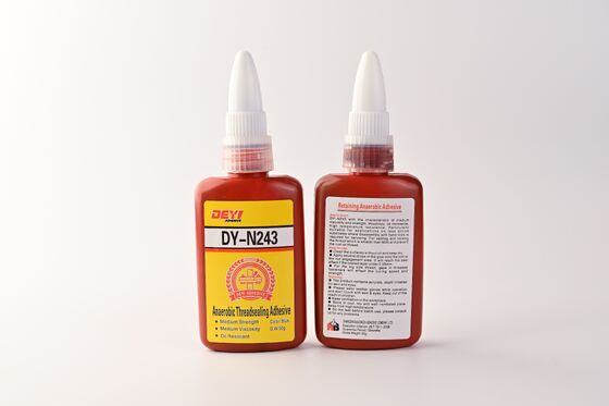 High Temp Oil Resistant Thread Sealing Adhesive DEYI DY-N243 Anaerobic Glue for Stainless Steel