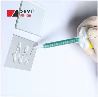 Pegamento epoxi AB de alta resistencia de 5 min ️ adhesivo multimaterial claro y de bajo olor para acero y plástico