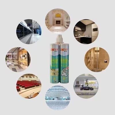 Sellador de calafateo adhesivo epoxi de color resistente a ácidos y álcalis con lechada de azulejos epoxi resistente al agua