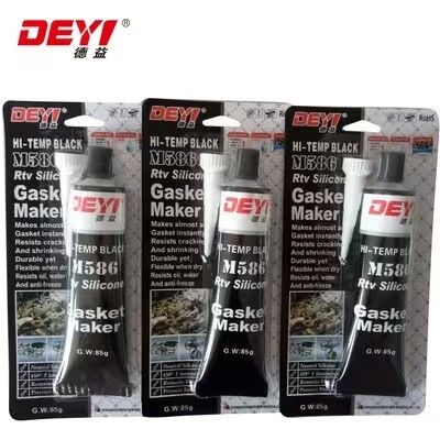RTV negro de silicona sellador adhesivo fabricante de juntas de alta temperatura para equipos industriales