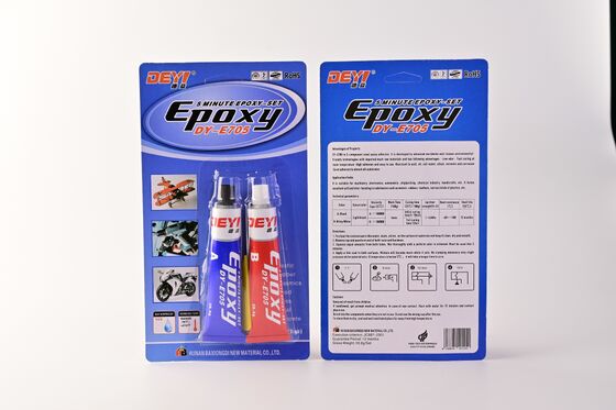 5 minutos de curado rápido pegamento de gel epoxi blanco y negro adhesivo aislante de alta resistencia para reparación de equipos eléctricos