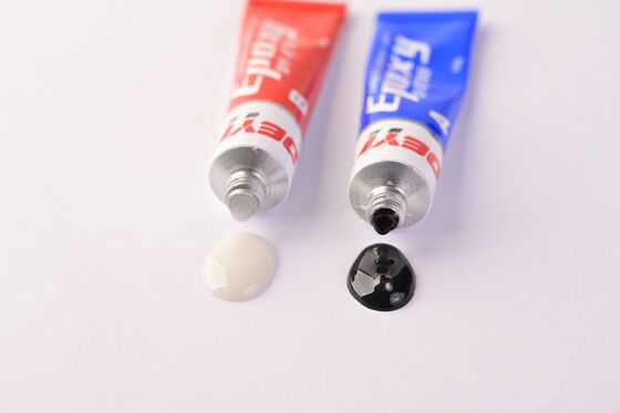 5 minutos de curado rápido pegamento de gel epoxi blanco y negro adhesivo aislante de alta resistencia para reparación de equipos eléctricos